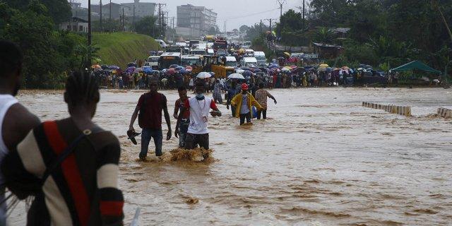 Abidjan : des cas d'inondations  signalÃ©s Ã  Treichville,  Cocody et  Ã  Marcory.