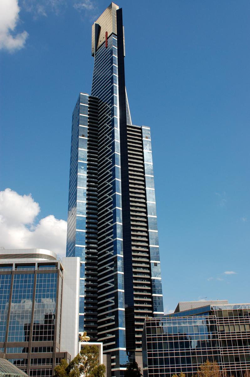 L'Eureka Tower, le plus haut gratte-ciel rÃ©sidentiel dâ€™Australie.