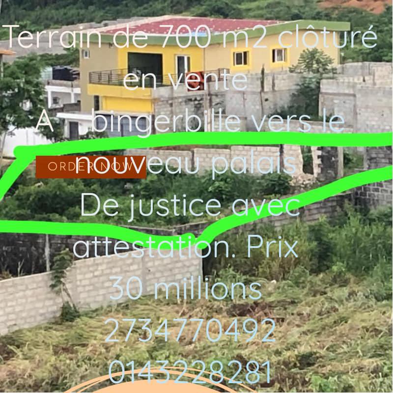 Vente d'un Terrain : Abidjan-Bingerville (le nouveau palais akouai djemin)