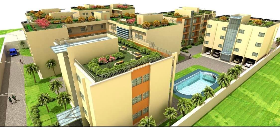 Vente d'un Immeuble : Abidjan-Cocody-Riviera (Rivera 4)