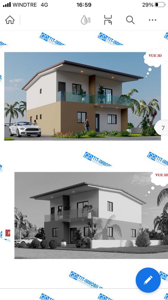 Vente d'une Maison / Villa de 5 pièce(s) à 80.000.000 FCFA : Yamoussoukro-Yamoussoukro ()